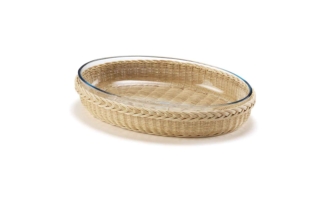 Camelia-Oval-basket-for-oval-baking-dish-wicker-pirex